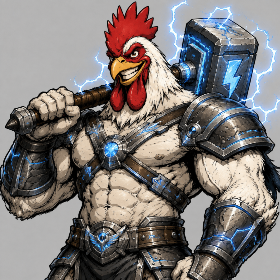 TALVX13 rooster archetype artwork