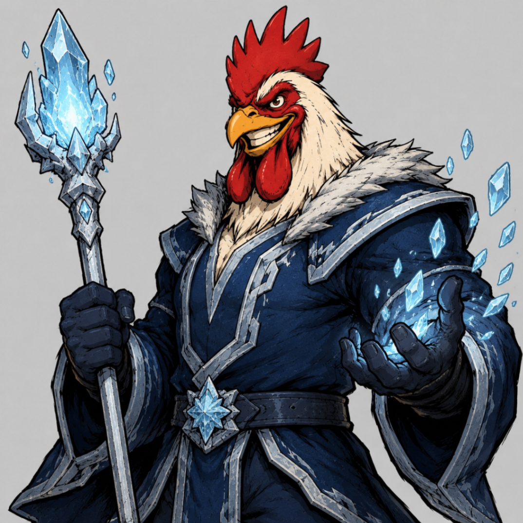 TALVX13 rooster archetype artwork