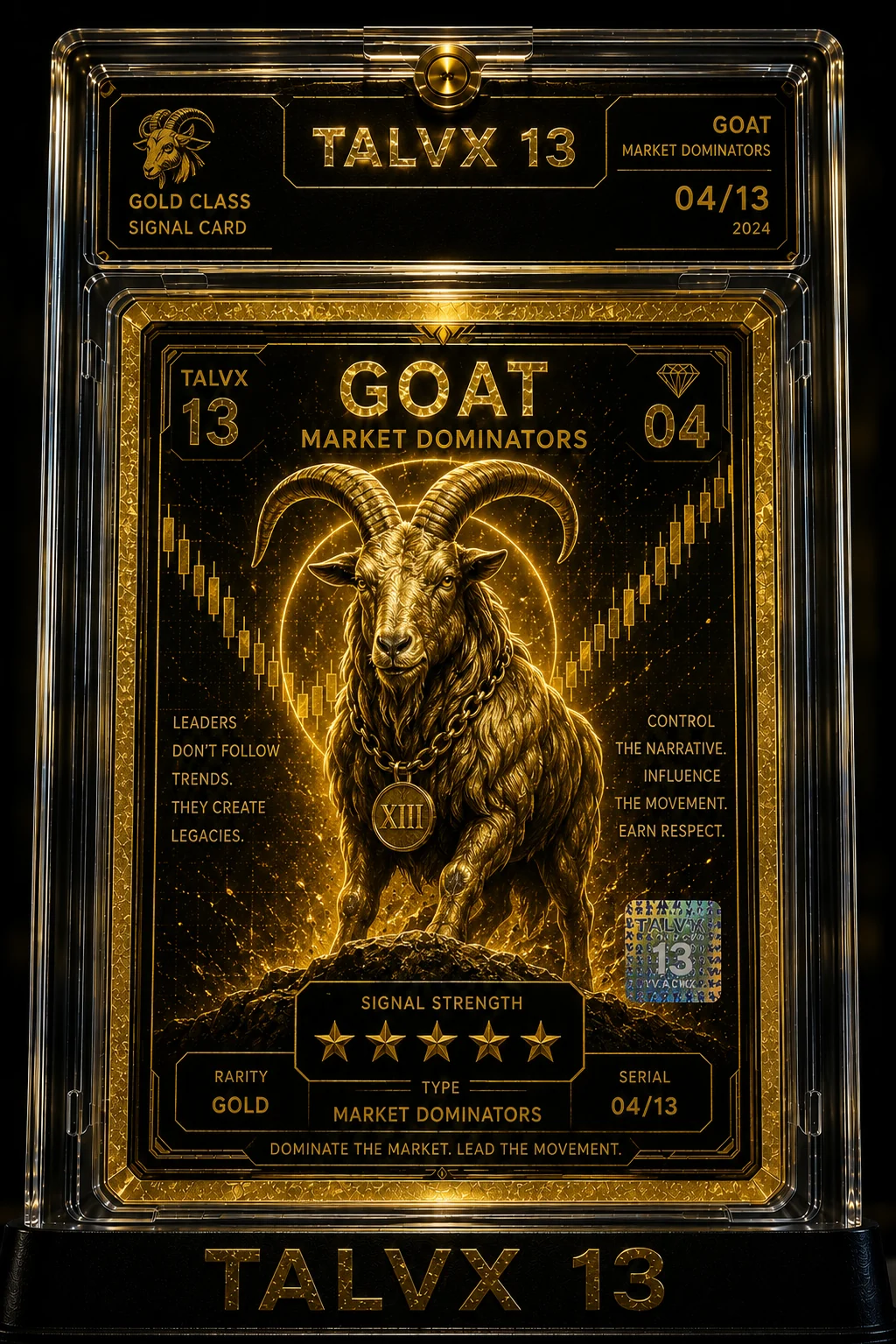Goat premium signal card