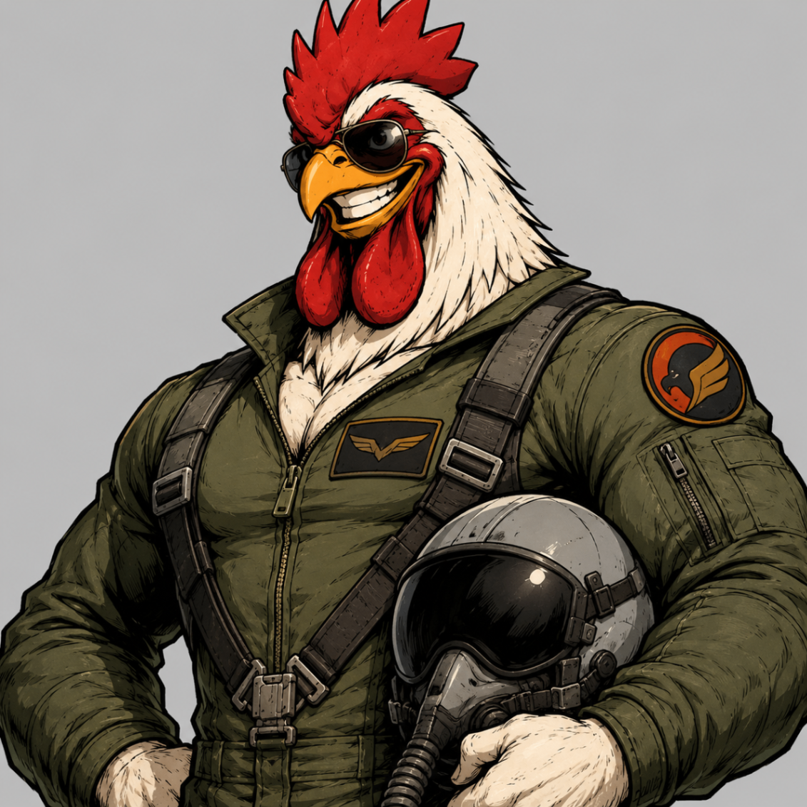 TALVX13 rooster archetype artwork