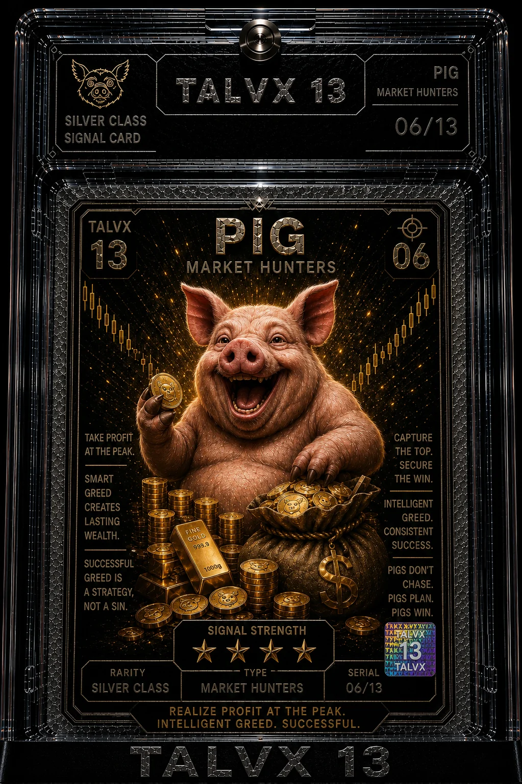 Pig premium signal card