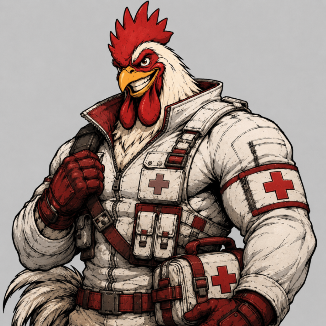 TALVX13 rooster archetype artwork