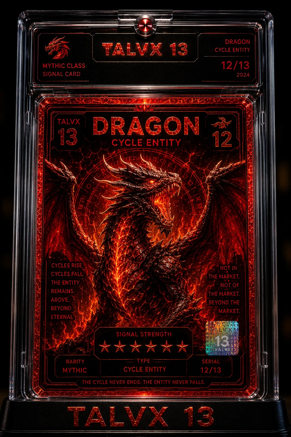 Dragon premium signal card