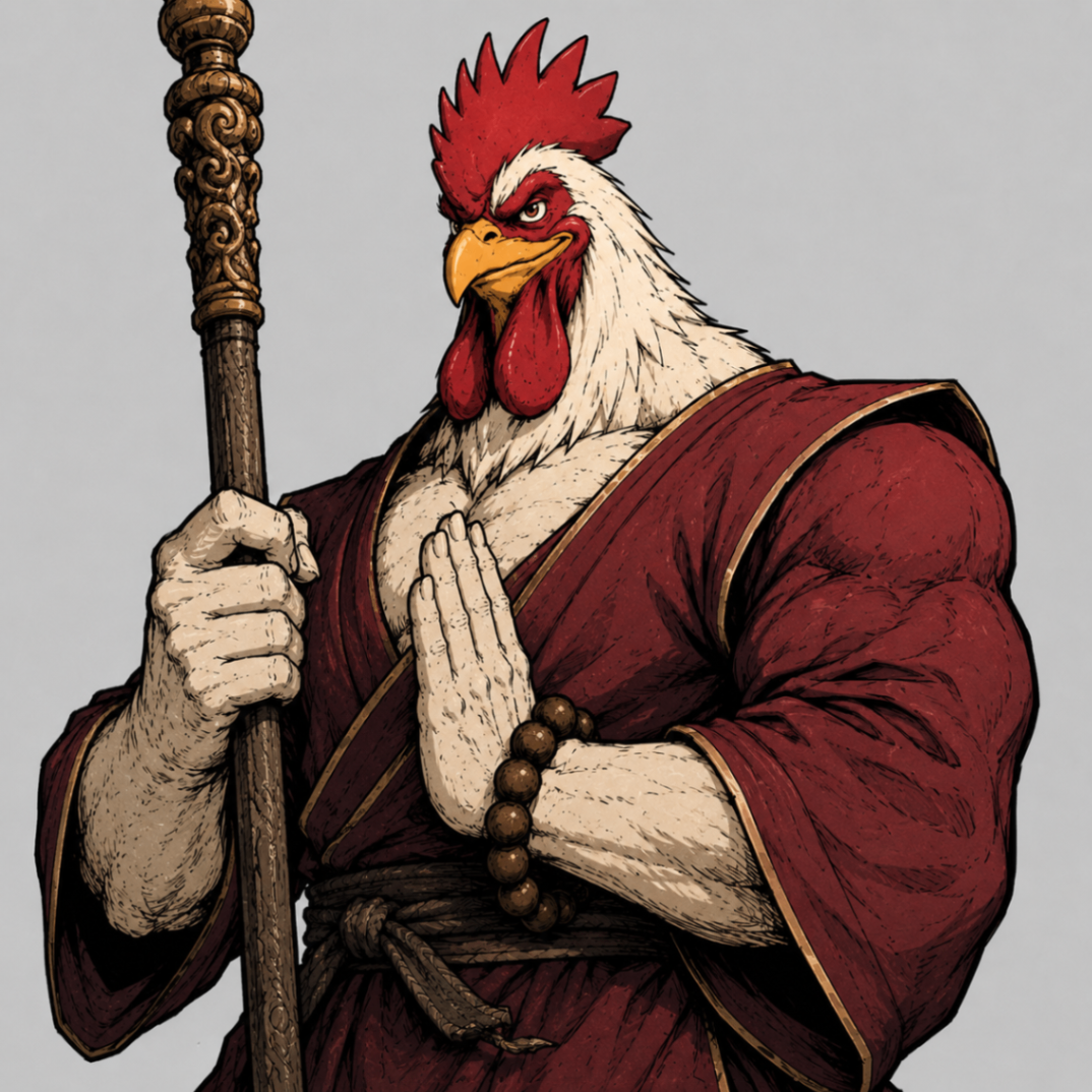 TALVX13 rooster archetype artwork