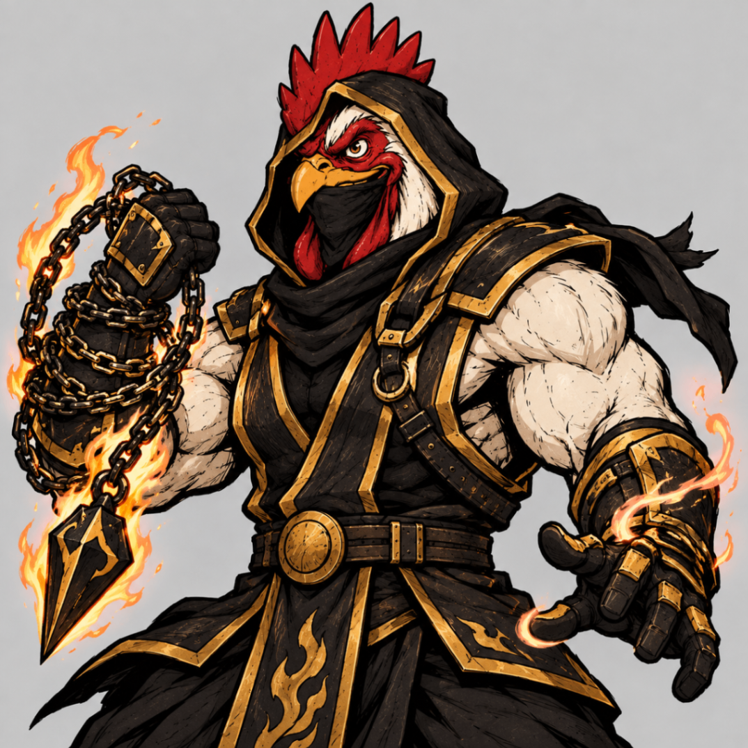 TALVX13 rooster archetype artwork