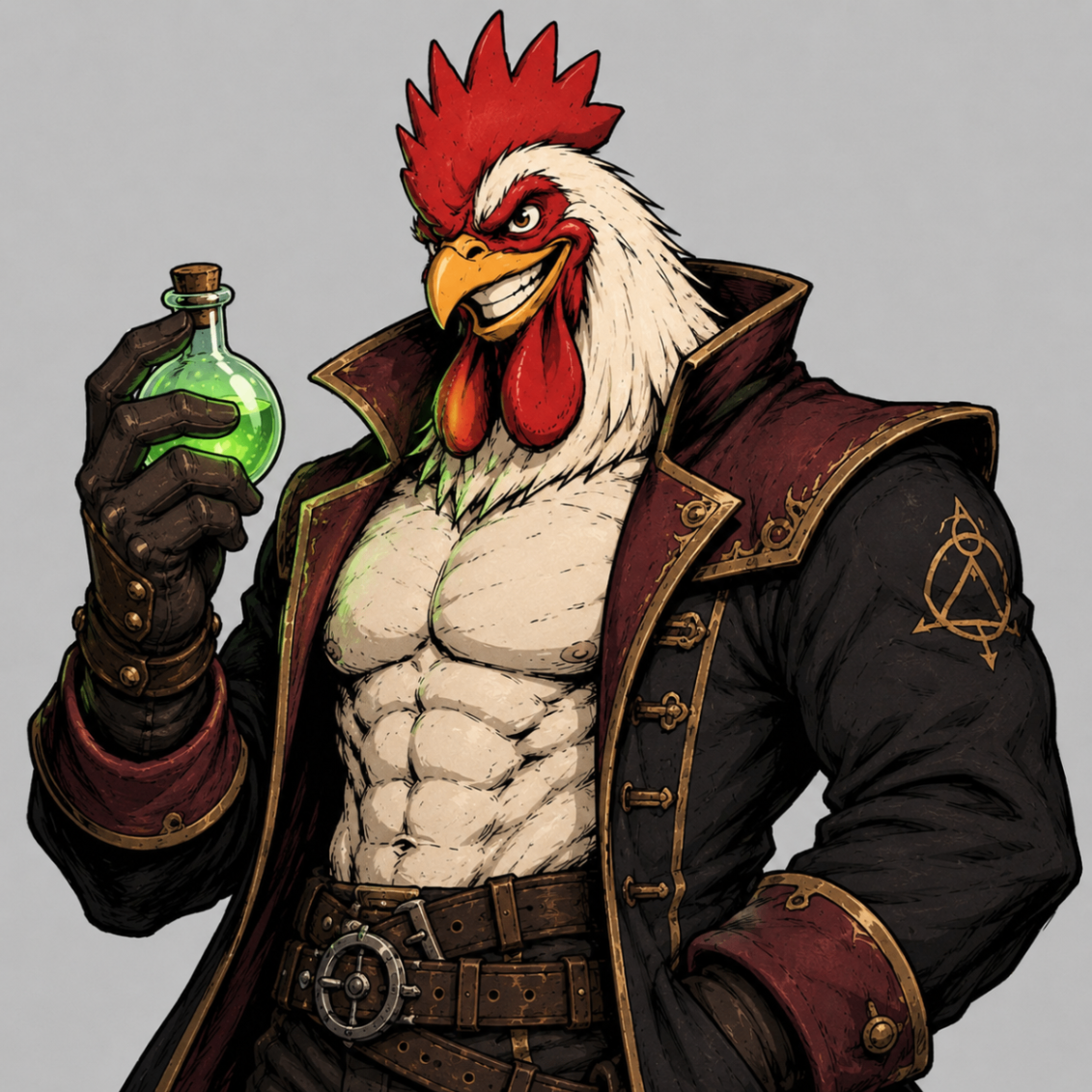 TALVX13 rooster archetype artwork