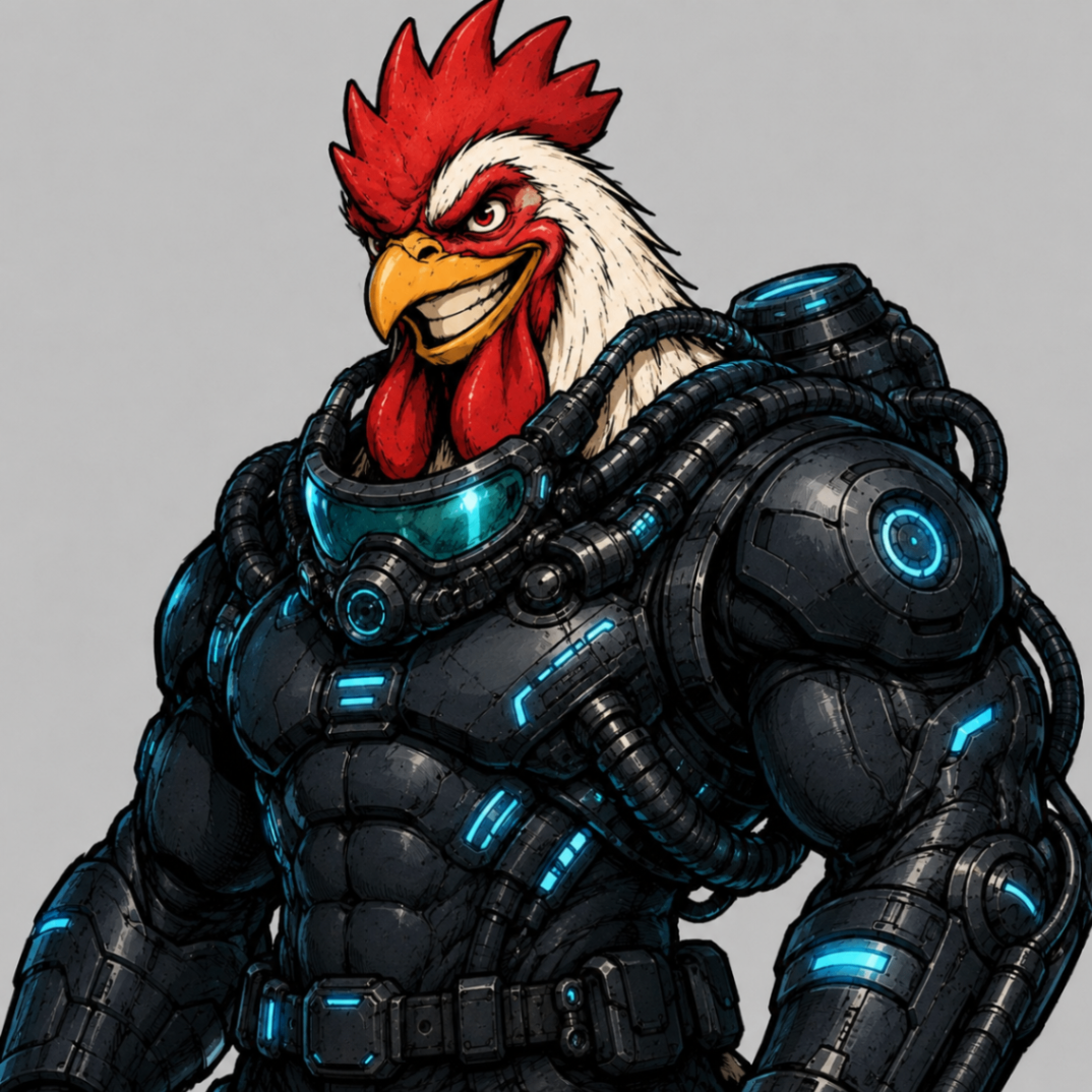 TALVX13 rooster archetype artwork